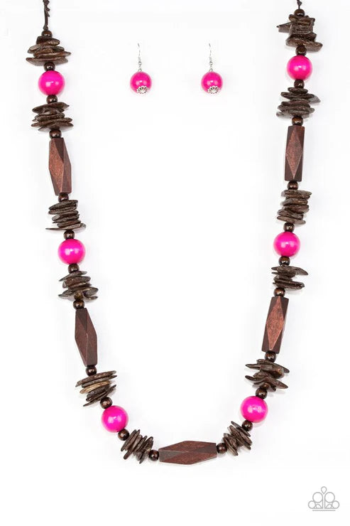 Cozumel Coast Necklace Pink