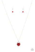 Load image into Gallery viewer, A Dream is a Wish Your Heart Makes Red Necklace

