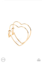 Load image into Gallery viewer, Harmonious Hearts Gold Clip-On Earring
