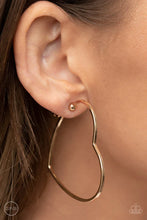 Load image into Gallery viewer, Harmonious Hearts Gold Clip-On Earring
