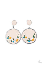 Load image into Gallery viewer, Embroidered Gardens Multi Post Earring
