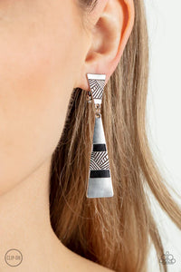 Safari Seeker Black Clip-On Earring