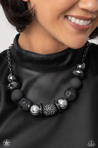 A Warm Welcome Black Blockbuster Necklace