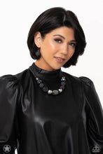 Load image into Gallery viewer, A Warm Welcome Black Blockbuster Necklace
