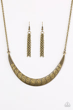 Load image into Gallery viewer, Going So MOON Brass Necklace
