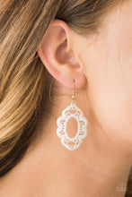 Load image into Gallery viewer, Mantras and Mandalas Gold Earring

