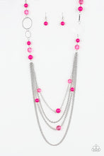 Bubbly Bright Pink Necklace