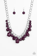 Load image into Gallery viewer, Gorgeously Globetrotter Purple Necklace

