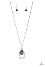 Load image into Gallery viewer, Teardrop Tranquility Blue Necklace
