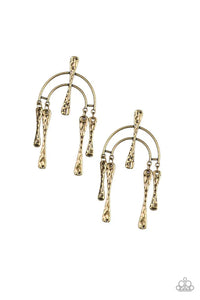 ARTIFACTS Of Life Brass Post Earring