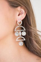 Incan Eclipse Silver Post Earring