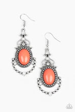 CAMEO and Juliet Orange Earring