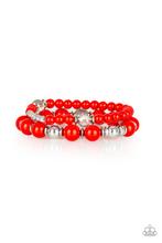Colorful Collisions Red Bracelet