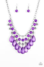 Load image into Gallery viewer, Beauty School Drop Out Purple Necklace
