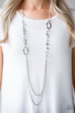 Load image into Gallery viewer, Modern Girl Glam Silver Necklace
