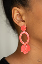 Load image into Gallery viewer, Sparkling Shores Orange Earring Post
