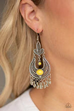 Load image into Gallery viewer, Fiesta Flair Yellow Earring
