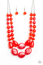 Load image into Gallery viewer, Beach Glam Red Necklace
