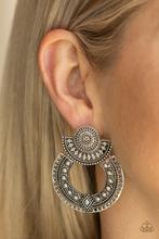 Load image into Gallery viewer, Texture Takeover Silver Post Earring
