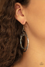 Load image into Gallery viewer, Fiercely Focused Black Earring
