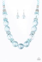 Load image into Gallery viewer, Bubbly Beauty Blue Necklace
