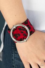 Load image into Gallery viewer, Asking FUR Trouble Red Urban Bracelet
