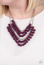 Load image into Gallery viewer, Bubbly Boardwalk Purple Necklace

