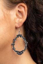 Load image into Gallery viewer, Sparkly Status Blue Earring
