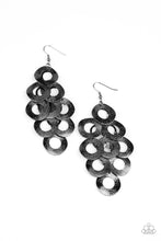 Load image into Gallery viewer, Scattered Shimmer Black Earring
