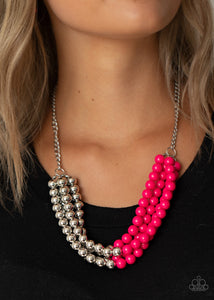 Layer After Layer Pink Necklace
