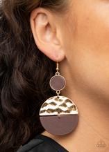 Load image into Gallery viewer, Natural Element Gold Earring
