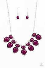 Load image into Gallery viewer, Modern Masquerade Purple Necklace
