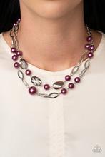 Load image into Gallery viewer, Fluent In Affluence Purple Necklace
