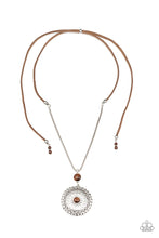 Load image into Gallery viewer, Where No MANDALA Has Gone Before Brown Necklace
