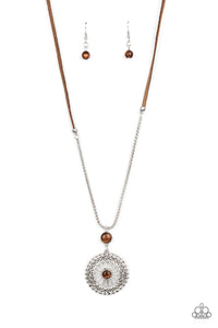Where No MANDALA Has Gone Before Brown Necklace