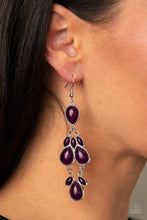 Load image into Gallery viewer, Superstar Social Purple Earring

