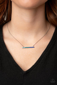 Sparkly Spectrum Blue Necklace