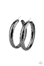 Load image into Gallery viewer, Check Out These Curves Black Hoop Earring
