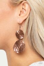 HARDWARE-Headed Copper Earring