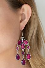 Load image into Gallery viewer, Clear The HEIR Purple Earring
