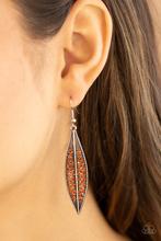 Load image into Gallery viewer, Hearty Harvest Brown Earring
