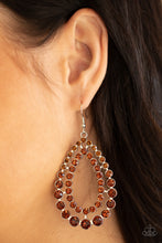 Load image into Gallery viewer, Glacial Glaze Brown Earring

