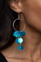 Load image into Gallery viewer, Holographic Hype Blue Earring
