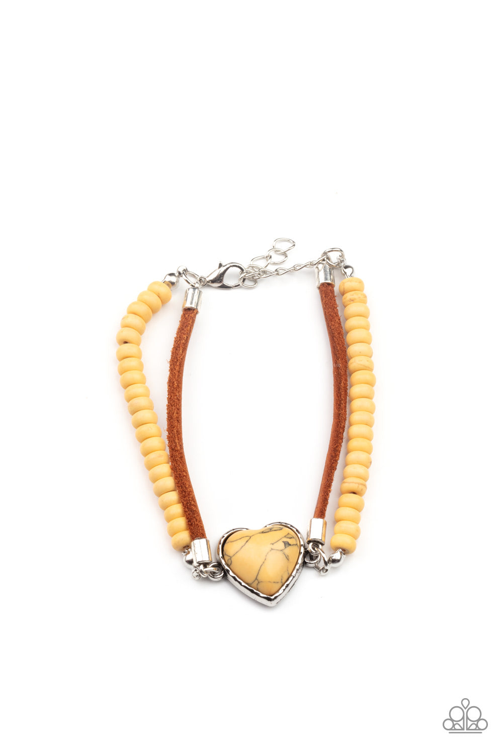 Charmingly Country Yellow Bracelet