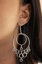Load image into Gallery viewer, Roundabout Radiance Silver Earring

