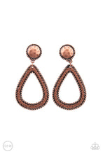 Load image into Gallery viewer, Beyond The Borders Copper Clip-On Earring
