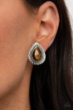 Load image into Gallery viewer, Desert Glow Brown Clip-On Earring

