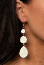 Load image into Gallery viewer, Progressively Posh White Earring

