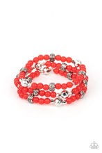 Load image into Gallery viewer, Here to STAYCATION Red Bracelet
