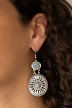 Load image into Gallery viewer, Temple of The Sun Silver Earring
